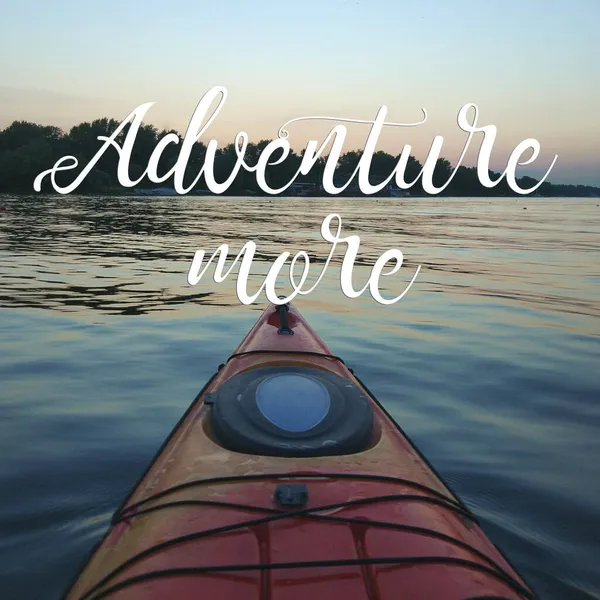 View from a Kayak on a calm day. Royalty Free Stock Photos