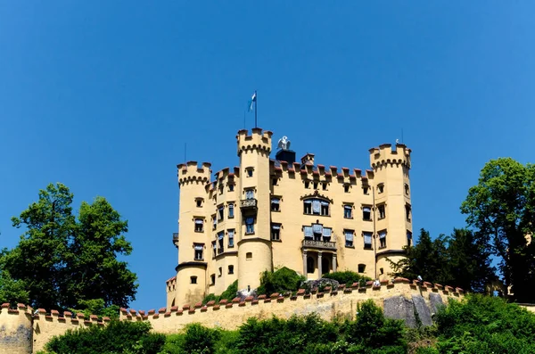 Fussen Alemanha Junho 2019 Castelo Hohenschwangau Perto Castelo Contos Fadas — Fotografia de Stock