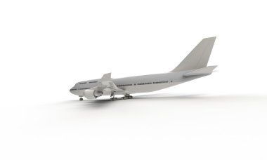 흰색 절연 하얀 비행기