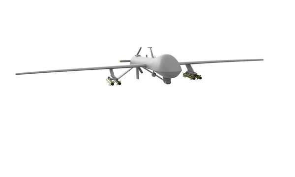 Predator drone isolated on white — Stock Photo, Image