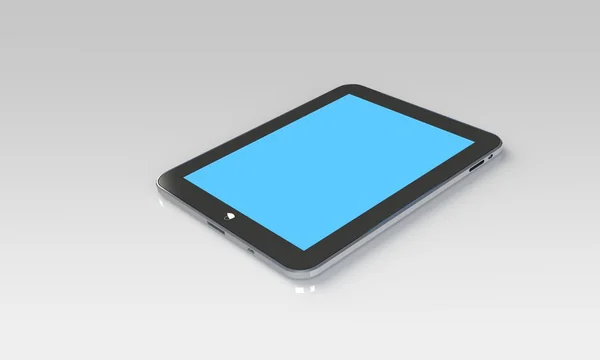 Tablet pc isolated on white — Stock Photo, Image