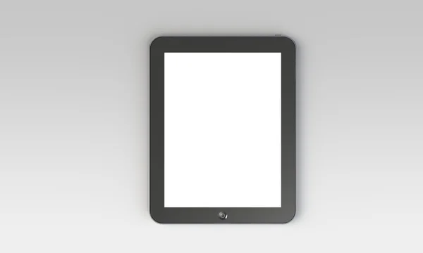Pc tablet diisolasi dalam warna putih — Stok Foto