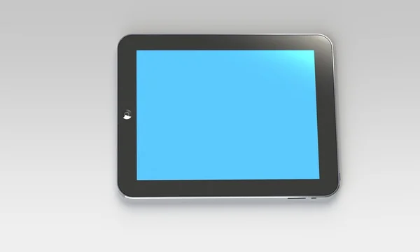 Tablet pc geïsoleerd op wit — Stockfoto