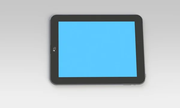 흰색으로 분리 된 태블릿 pc — 스톡 사진