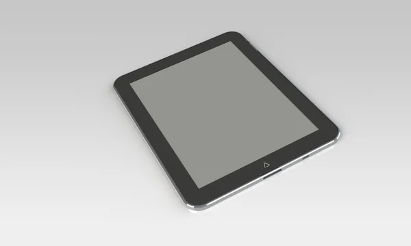 Tablet PC isoliert auf weiß — Stockfoto