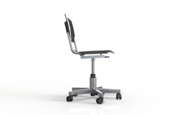 beyaz izole şık ofis koltuğu
