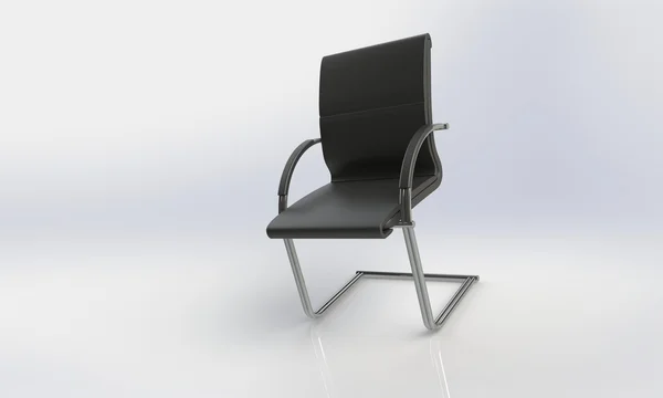 Elegante bureaustoel geïsoleerd op wit — Stockfoto