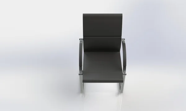 Elegant kontorsstol isolerad på vit — Stockfoto