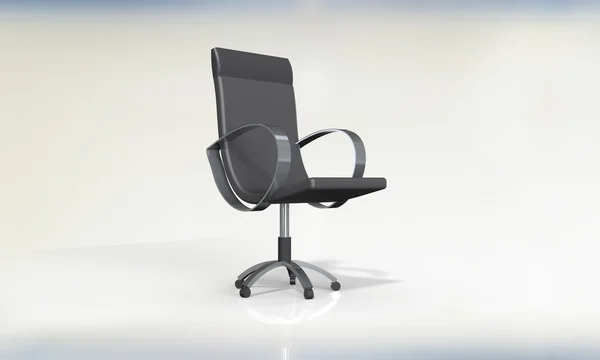 Элегантный офисный стул изолирован на белом — стоковое фото