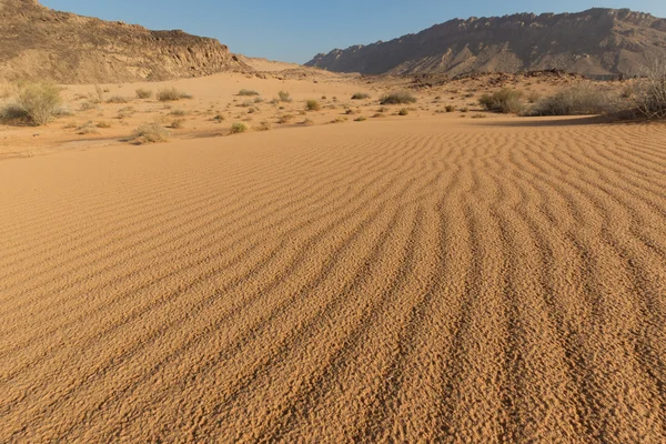 Ondulações na areia do deserto — Fotografia de Stock