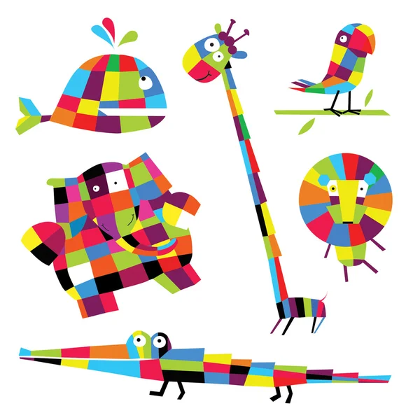 Vector illustration. Animals Royalty Free Stock Vectors