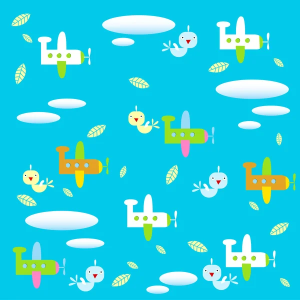 Children vector background — Stock Vector