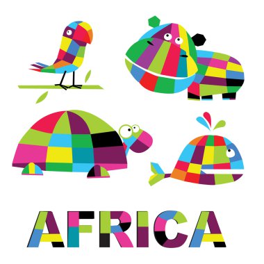 komik hayvanlar vektör