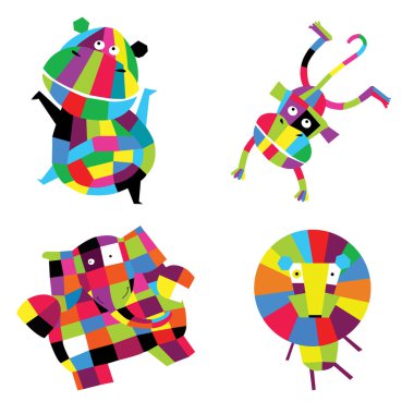 komik hayvanlar vektör