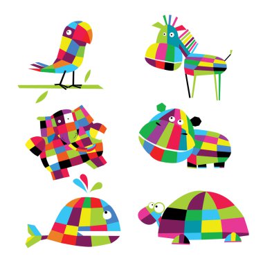 komik hayvanlar vektör