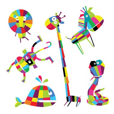 komik hayvanlar vektör