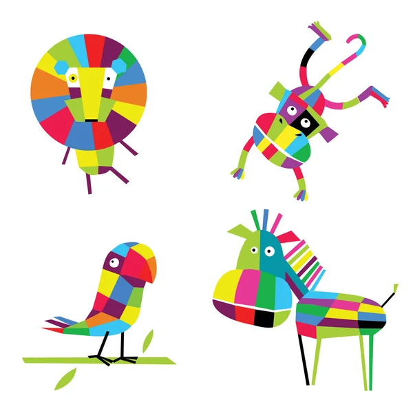 Vector funny animals — Wektor stockowy