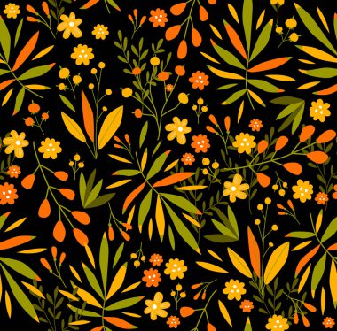 Yazdır. Kusursuz tropikal arka plan. Palmiye dalları, böğürtlen. Yaz botanik geçmişi. Tropik bitki vektör deseni. Kumaşa, kağıda basabilirsin. Duvar Kağıdı.