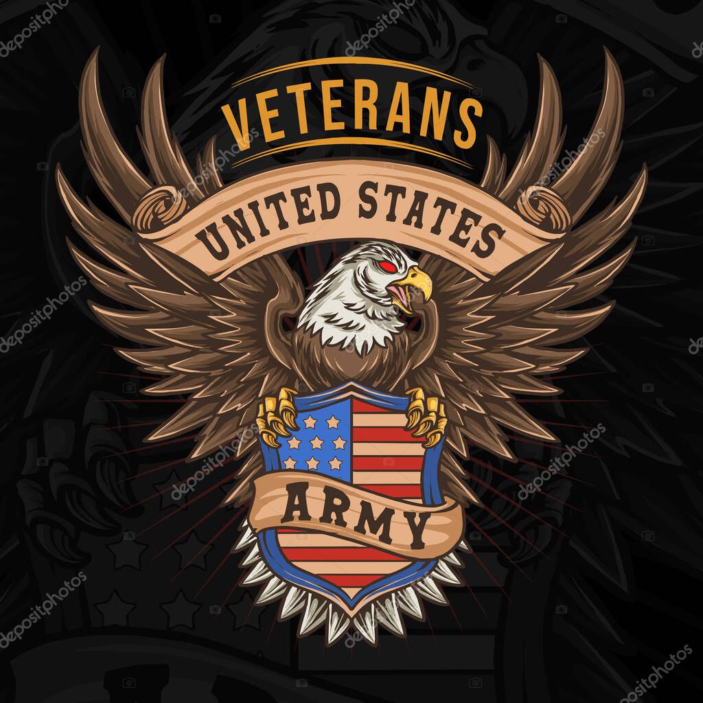 Eagle Veterans Day United States Symbol America