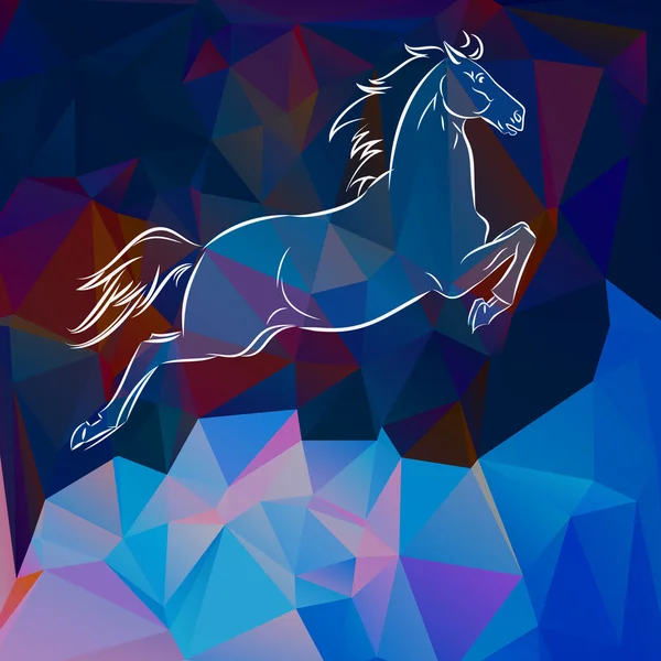 Signe vectoriel cheval 2014 — Image vectorielle