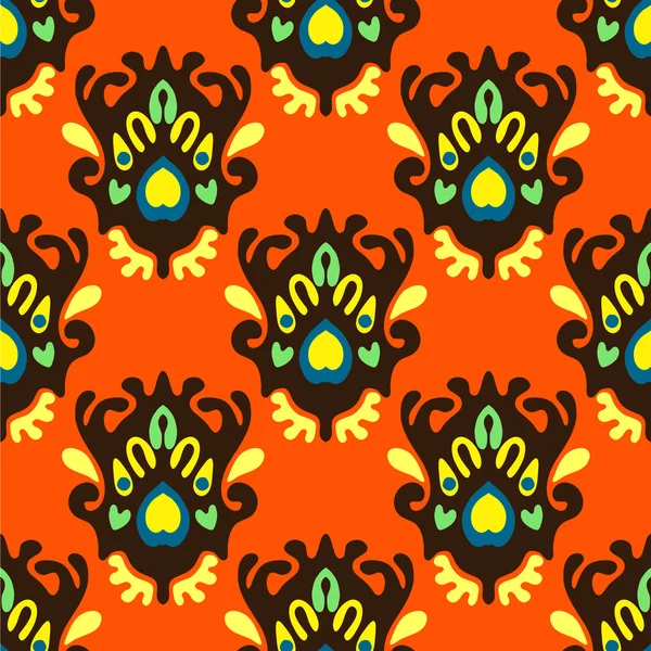 Seamless Orange vector pattern — Stock Vector © astya 31130051