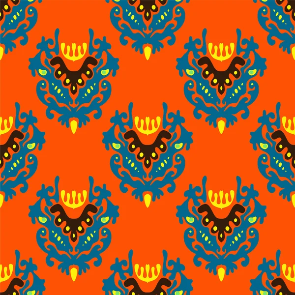 Ethnic Seamless Pattern Vector — Stock Vector