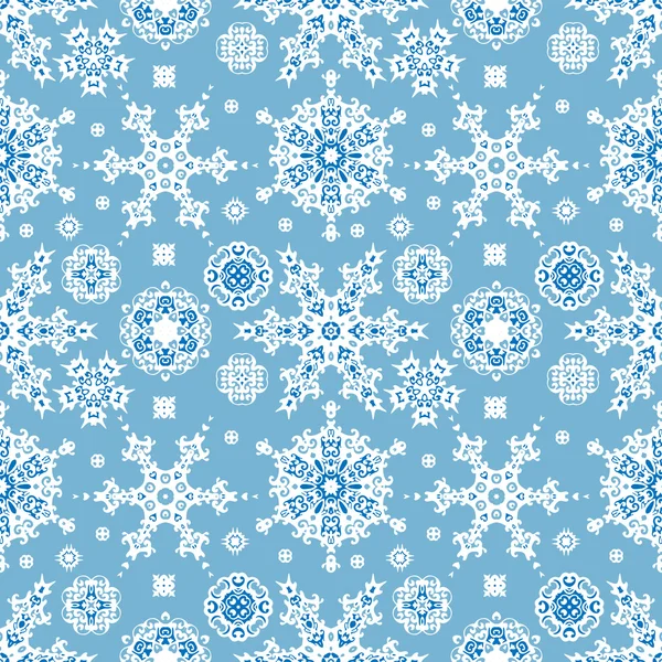 シームレスな冬のパターン ベクトルのデザイン — ストックベクタ