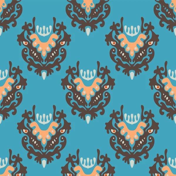 Seamless Vector Vintage Pattern — Stock Vector