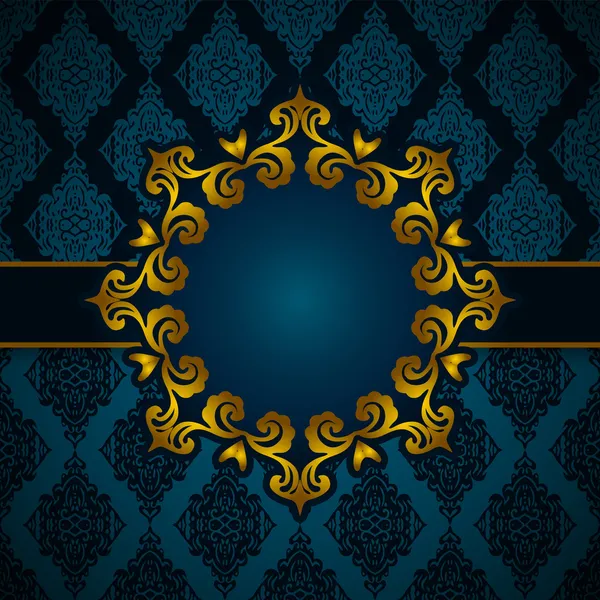 Luxury Royal Vector Frame Background — Stock Vector