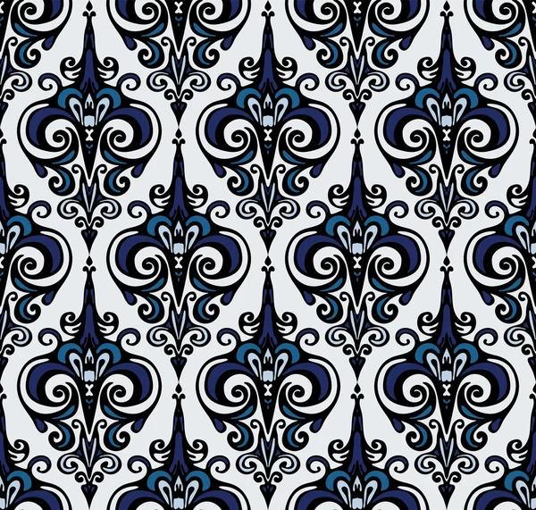 Diseño de vector de patrón de azulejos sin costura — Archivo Imágenes Vectoriales