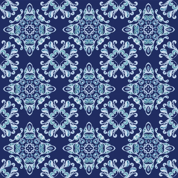 Vector ornamental de fondo azul abstracto — Archivo Imágenes Vectoriales