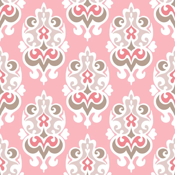 Damassé motif vecteur floral — Image vectorielle