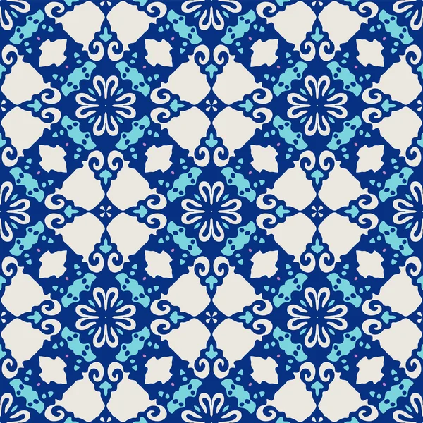 Damask seamless tiles vector design — Stock Vector