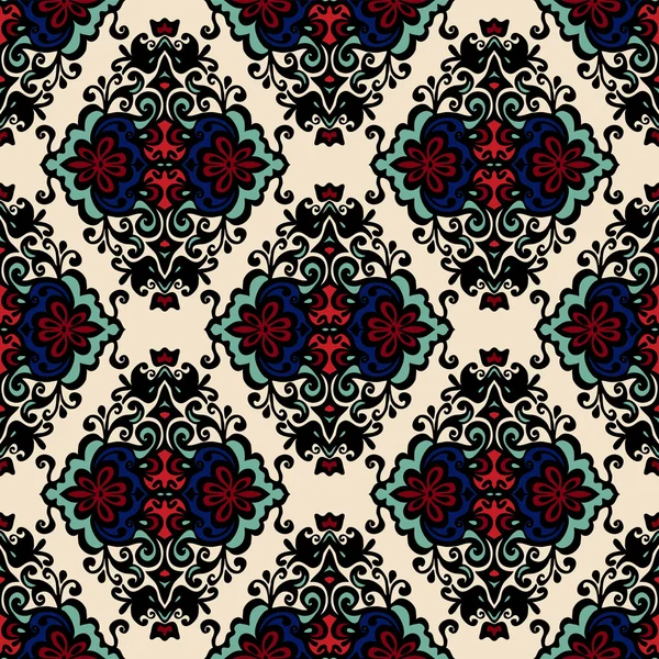 Floral vector abstracte naadloze patroon — Stockvector