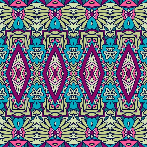 Абстрактный Геометрический Рисунок Арабесков Сурафес Цветной Ромботекстильный Декор — стоковый вектор