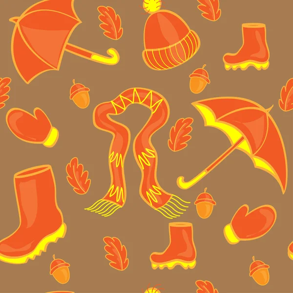 Dikişsiz sonbahar dokusuna