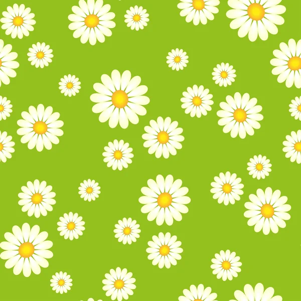 无缝的雏菊 — 图库矢量图片