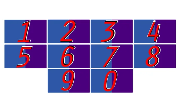 Nummer — Stock vektor
