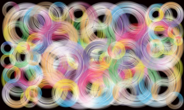 Cercles arc-en-ciel vectoriels modernes — Image vectorielle