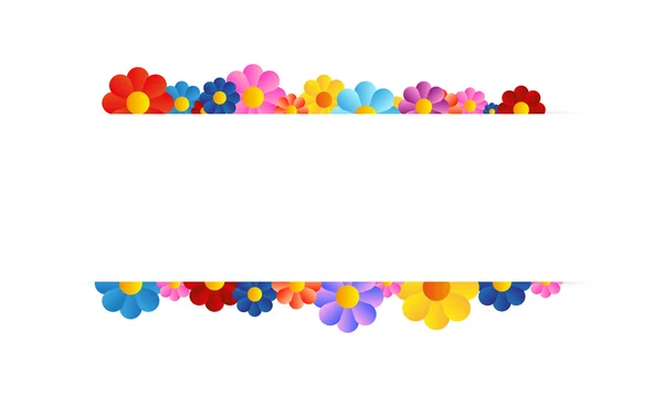 Étiquette fleur vectorielle — Image vectorielle