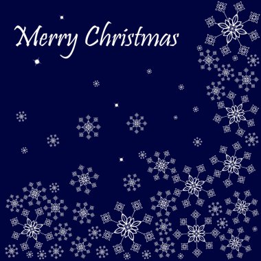 Merry christmas illüstrasyon plan vektör