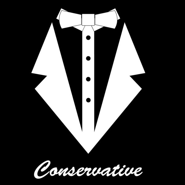 Консервативный векторный фон
