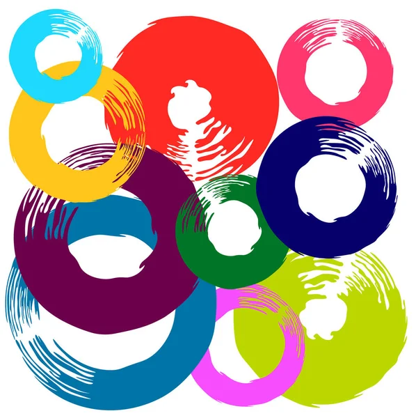 Set Vector Color Brushes — Image vectorielle