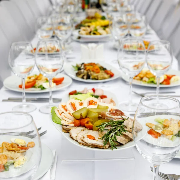 Ready Meals Banquet Start Stock Photo