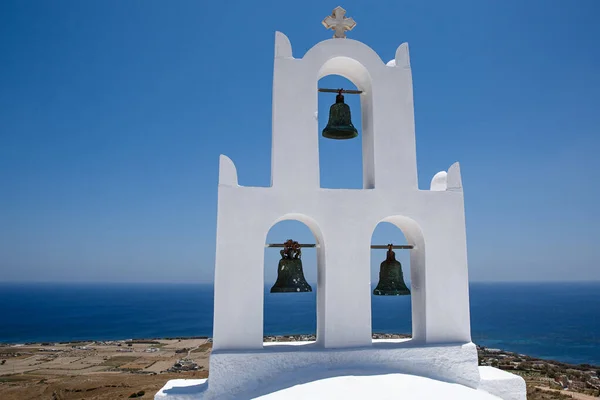 Classical Bell Tower Greek Church — Stock Photo, Image