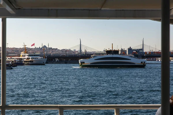 Ferry Estambul Transporte Del Bósforo — Foto de Stock