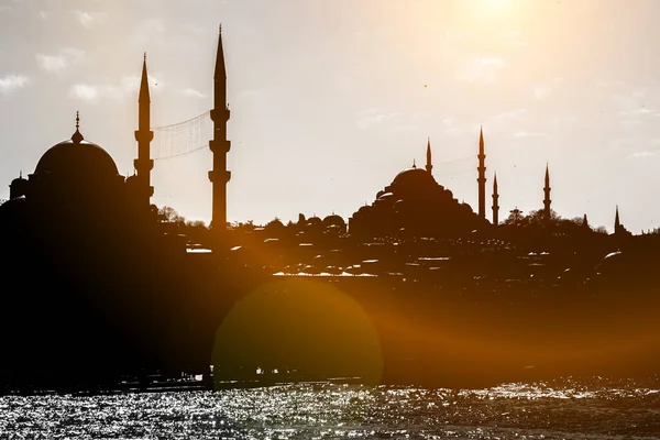 Мечети Стамбула Вид Босфора — стоковое фото
