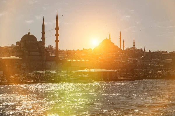 Мечети Стамбула Вид Босфора — стоковое фото