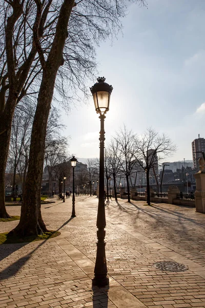 Lanterne Rue Vintage Bilbao Espagne — Photo