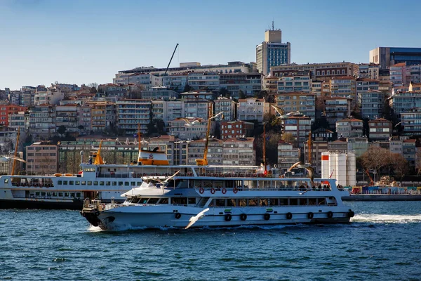 Ferry Estambul Transporte Del Bósforo — Foto de Stock